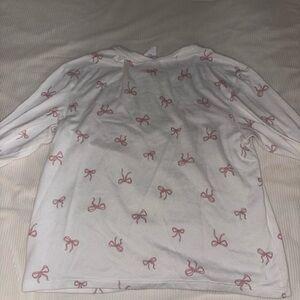 Hollister pink bow pj set